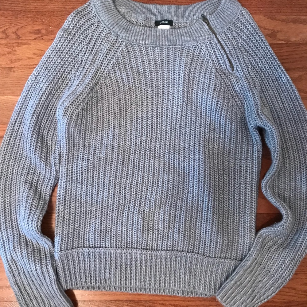 JCrew Zip Sweater